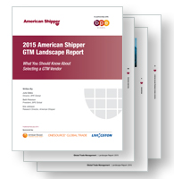 American Shipper 2015 GTM Landscape Report